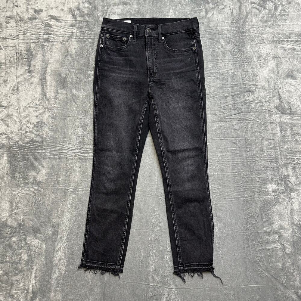 New Gap Vintage Slim High Rise Jeans Women's Size‎ 26 Black Denim